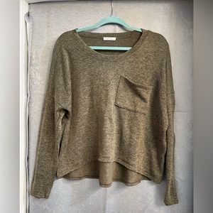Army green long sleeve shirt